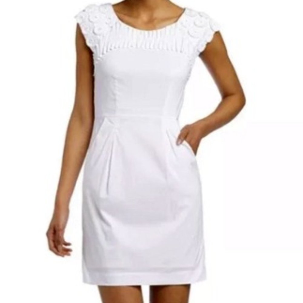 White BCBGMaxazria Dorine Dress